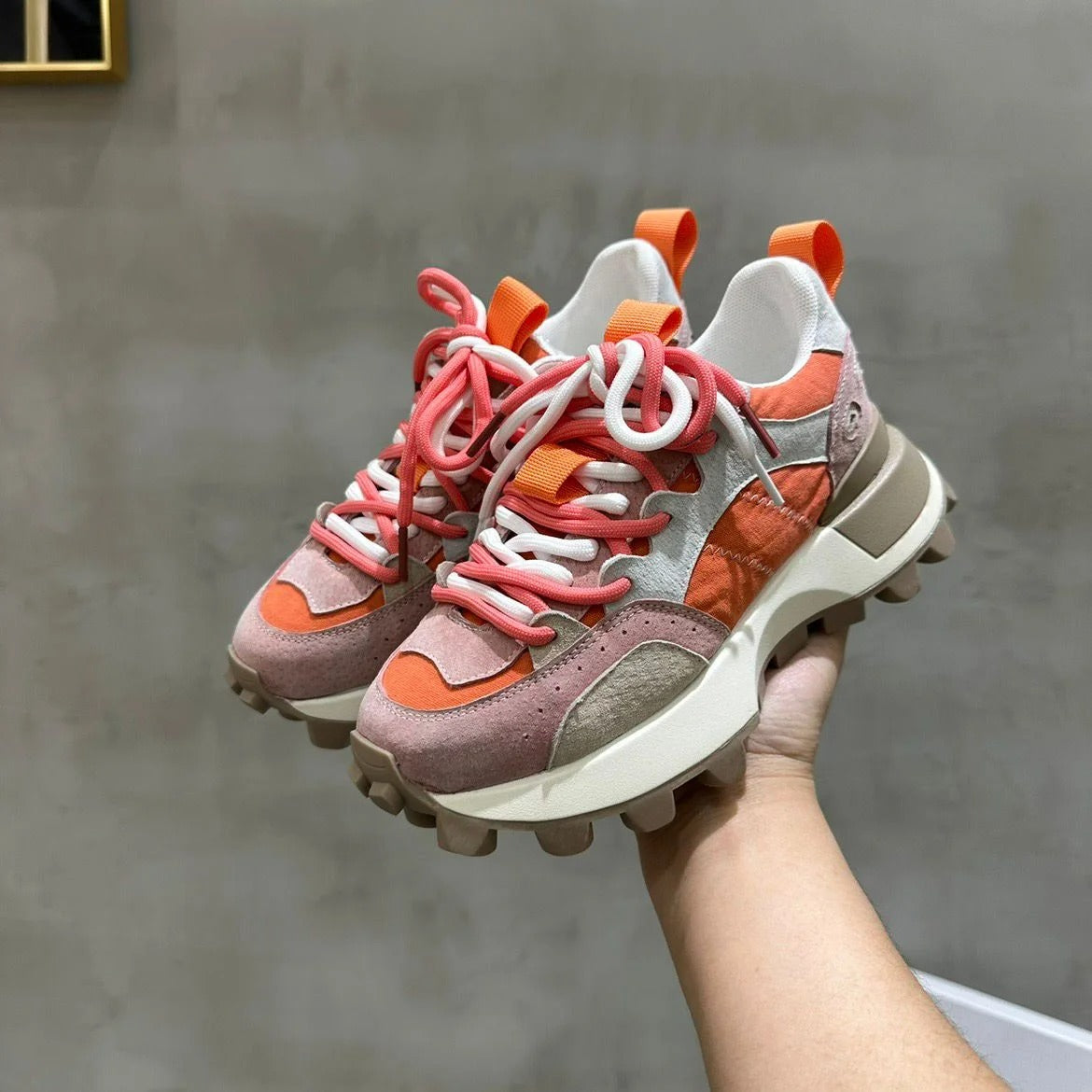 Rebecca | Afslappede sneakers med farveblok