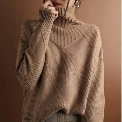 Amelie | Cashmere trøje med rullekrave