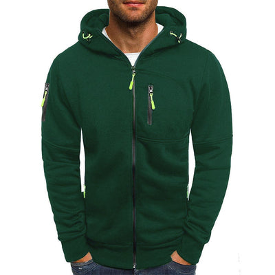 Felix | Stilfuld sweatshirtjakke med hætte
