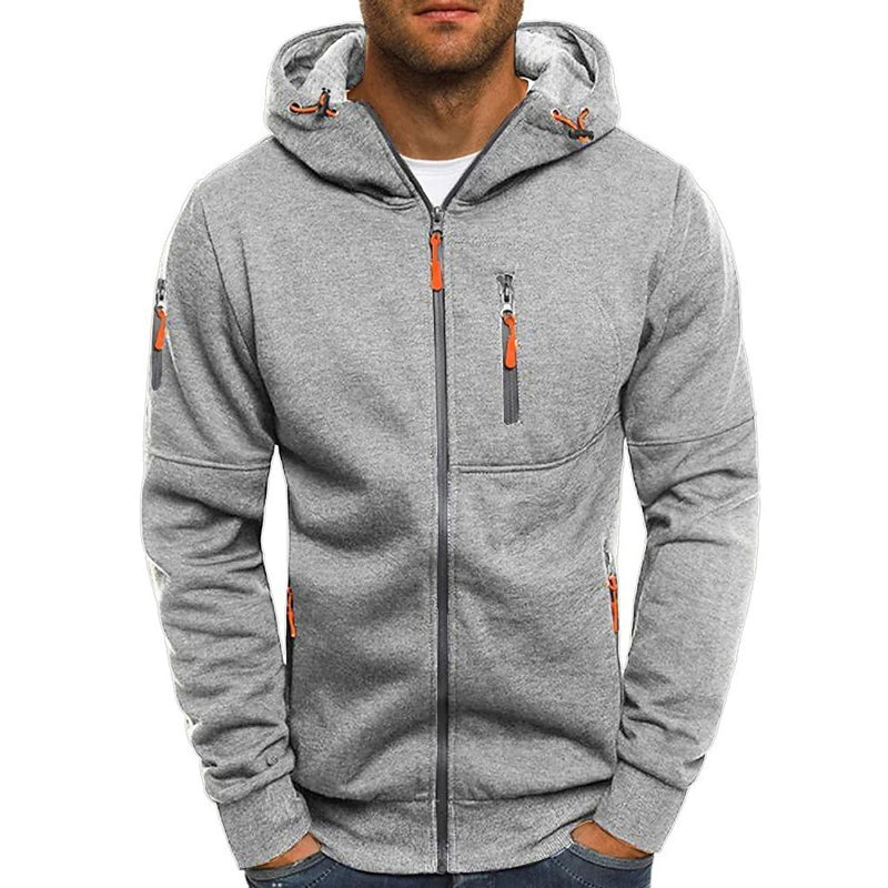 Felix | Stilfuld sweatshirtjakke med hætte