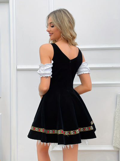 Kerstin | Elegant dirndl kjole med bare skuldre